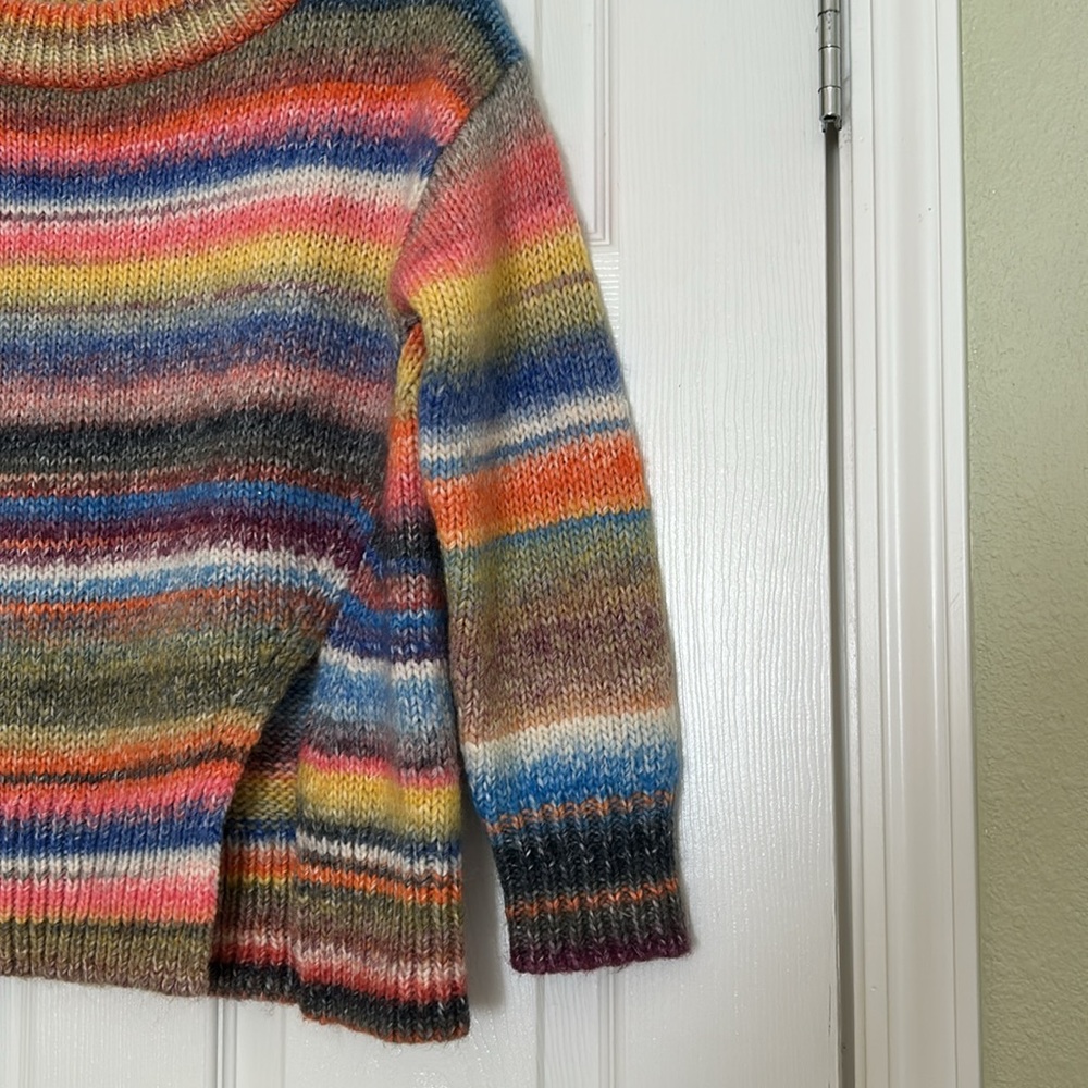 Cinq à Sept Multicolor Striped Sweater - Picture 6 of 10